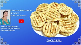 CHOLA FALI BY CHHAYABEN SURATWALAS INDIAN HOME FOOD RECIPES [upl. by Yakcm521]