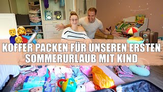 Urlaub mit Kleinkind Wir packen den Koffer unserer Tochter ✈️ SOMMERURLAUB TÜRKEI [upl. by Cutter]