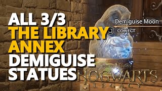 The Library Annex Demiguise Statues Hogwarts Legacy All 33 [upl. by Cherise]