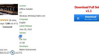 How to Download Native Instruments Noire KONTAKT [upl. by Annuahsal]