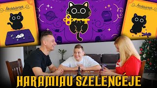 Haramiau szelencéje társasjáték 🐈‍⬛ gameplay [upl. by Artimed]