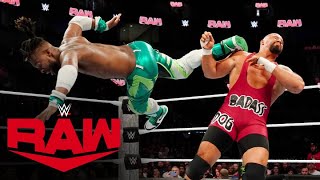 Kofi Kingston vs Bron Breakker Raw highlights Oct 14 2024 [upl. by Nilcaj]