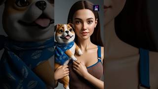 Italian Influencer with Chibi Dog Companion ItalianInfluencer ChibiDog RealisticBeauty [upl. by Holli]