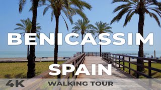 4K Benicassim 🇪🇸 Spain  Walking Tour Costa del Azahar [upl. by Anum]