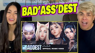 MEDIOCRE GAMERS REACTS to KDA  THE BADDEST ftGIDLE Bea Miller WolftylaOfficial Lyric Video [upl. by Regazzi97]