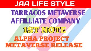 EEHHAAA PARTNER TARRACOS METAVERSE AFFILLIATE 004 NOTE PATCH RELEASE PROTOTYPE METAVERSE eehhaaa [upl. by Jp]