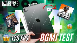 I PAD PRO M4 🔥🔥  120 FPS 😱😱  THE ULTIMATE PERFORMANCE 😳😳  BGMI [upl. by Aphrodite]