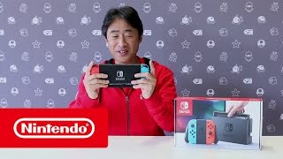 Nintendo Switch  Unboxing with Mr Shibata [upl. by Ferneau]