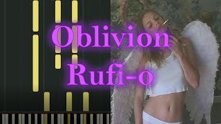 Rufio  Oblivion ft Lily Potter  Piano tutorial  Cover by Moussetime [upl. by Yetnom]