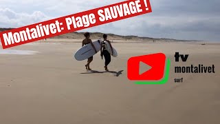 MONTALIVET  🏄‍♂️ Plage sauvage le Dimanche matin  Montalivet Surf TV [upl. by Harry]