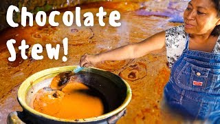 Oaxacan Mole Negro  THE MOST MYSTERIOUS Mexican Food in Oaxaca Village Mexico [upl. by Nitsid]