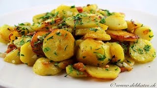 Bratkartoffeln Rezept [upl. by Hickey775]