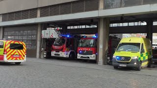 Kazernealarm Brandweer Brussel rukt groots uit naar een Parkeergarage brand in Anderlecht [upl. by Havelock]