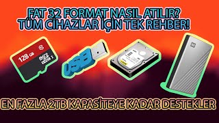 Tüm Cihazlarına Nasıl FAT32 Format Atarsınız Fat32 Format Atma Rehberi [upl. by Orran]