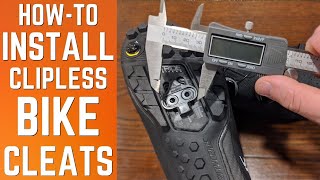 HowTo Install Cleats on Cycling Shoes The RIGHT WAY  Clipless Pedal DIY for Shimano SPD and More [upl. by Eikram]