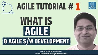 Agile Tutorial 1  What is Agile  Agile Software Development [upl. by Pedrick]