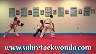 Ejercicio de rapidez y agilidad para el Taekwondo [upl. by Nessnaj387]