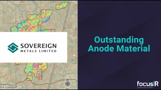 Sovereign Metals Outstanding Anode Material [upl. by Anaz]