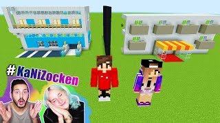 NINAS HOTEL vs KAANS HOTEL In welchem kann man Urlaub machen Minecraft Build Battle [upl. by Lebama620]