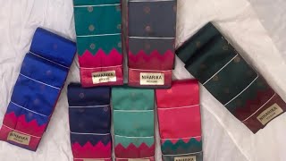 Small Damage Pattu Sarees Mini Kuppadam sarees [upl. by Ocirne881]