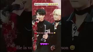 Bts members funny ytshort reaction bts btsarmy v youtube army kpopfandom kim [upl. by Wager622]