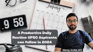 How to create a winning Daily ROUTINE for UPSC and Exam prep  This is the routine I followed [upl. by Ileane]