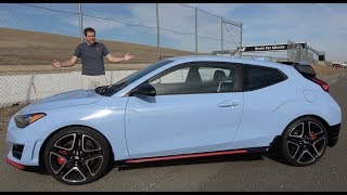 The 2019 Hyundai Veloster N Is a Thrilling Hot Hatchback [upl. by Norad]