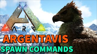 Ark ARGENTAVIS spawn commands [upl. by Petunia367]