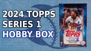 2024 Topps Series 1 Hobby Box Autograph HoF parallel and more [upl. by Sibilla]