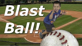 How to Play Blast Ball A Sport that Introduces TeeBall to Younger Kids [upl. by Akcirre684]