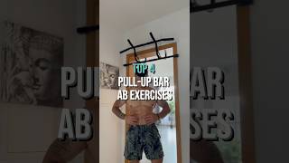 TOP 4 BEGINNER AB EXERCISES using just a Pullup Bar 💪 [upl. by Aleda]