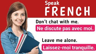 Slow French Conversation To Learn French Easily  French Phrases You Must Know  Learn French [upl. by Annoeik460]