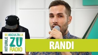 Randi  Ochii ăia verzi Live la Radio ZU [upl. by Wicks]