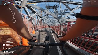 4K NYC Bike Tour  Williamsburg bridge to Prospect Park [upl. by Yedsnil]