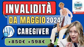 RIVOLUZIONE Pensioni per INVALIDI PARZIALI e TOTALI Nuovi Assegni e Aumenti INPS [upl. by Ydurt]