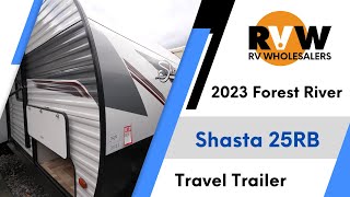 2023 Shasta 25RB Travel Trailer Flythrough [upl. by Syned]