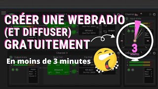 16 Comment faire une webradio en moins de 3 minutes  Gratuitement [upl. by Pfeifer]