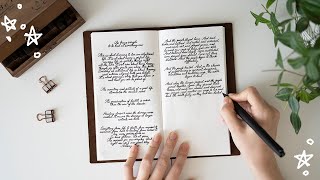 how i improved my handwriting  creating a handwriting journal [upl. by Lebbie]