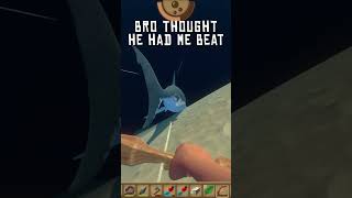 Bro Thought He Had Me Beat shorts raft survivalgame [upl. by Ahgiela]