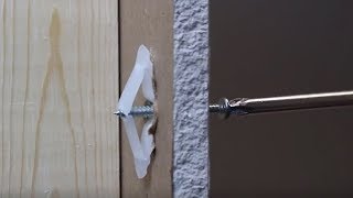 Learn How to Use a Variety of Drywall Anchors [upl. by Cello]