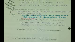 Physics 2  Thermodynamics  Notes 2 Part 3 Radiation [upl. by Carri]