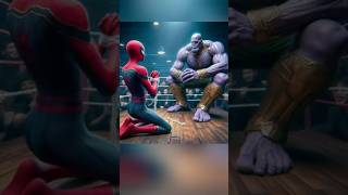 Thanos and spiderman ki fight 🤯kon jeetega 😎viralshortsaiavengers [upl. by Attegroeg358]