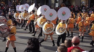 京都橘高校 RoseParade2018 Kyoto Tachibana SHS GreenBAND [upl. by Verine]