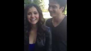 Ian Somerhalder and Nina Dobrev send message to a TVD fan Kayla hun sub [upl. by Enomal]