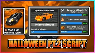 🎃 WEEK 2 Car Dealership Tycoon Script  HALLOWEEN PART 2 [upl. by Anissej151]