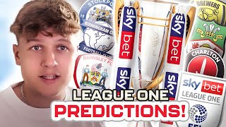 MY LEAGUE 1 PREDICTIONS [upl. by Nesmat]