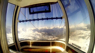 La Plagne Plagne Centre Funiplagne Grande Rochette Télécabine  Gondola [upl. by Aciretnahs209]