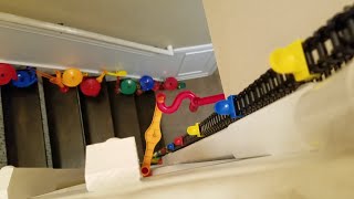 INSANE 3 STORY MARBLE RUN WITH 15 FOOT ELEVATOR [upl. by Feingold82]