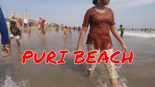 Attraction of Puri Beach Odisha India 2018 [upl. by Ysabel]