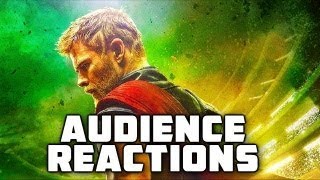 Thor Ragnarok SPOILERS REPOST Audience Reactions  November 2 2017 [upl. by Etnaled315]